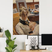 Poster Mère et enfant, Carl Larsson (Bureau à domicile)