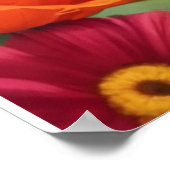 Poster Mère et enfant en robe traditionnelle mexicaine (Coin)