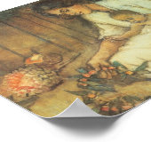 Poster Mère et enfant hawaïens - Charles W. Bartlett (Coin)