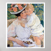 Poster Mère et enfant, Jessie Willcox Smith (Devant)