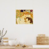 Poster Mère et enfant par Gustav Klimt (Cuisine)