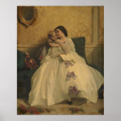 Poster Mère et enfant par Gustave Leonard de Jonghe (Devant)