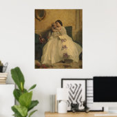 Poster Mère et enfant par Gustave Leonard de Jonghe (Bureau à domicile)