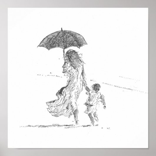 Poster Mère et enfant Sri Lanka (Devant)