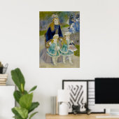 Poster Mère et enfants - Renoir (Bureau à domicile)