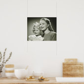Poster Mère et fille (Cuisine)