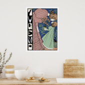 Poster Mère et fille - Art Nouveau (Cuisine)