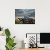 Poster Mère hippo en colère| (Bureau à domicile)