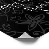 Poster Mère la plus Extraordinaire Calligraphie mignonne (Coin)