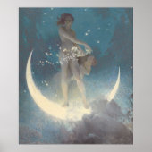 Poster Mère Lune Art vintage (Devant)