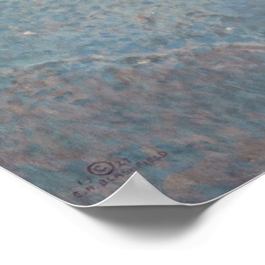 Poster Mère Lune Art vintage (Coin)