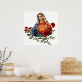 Poster Mère Marie dessine (Cuisine)