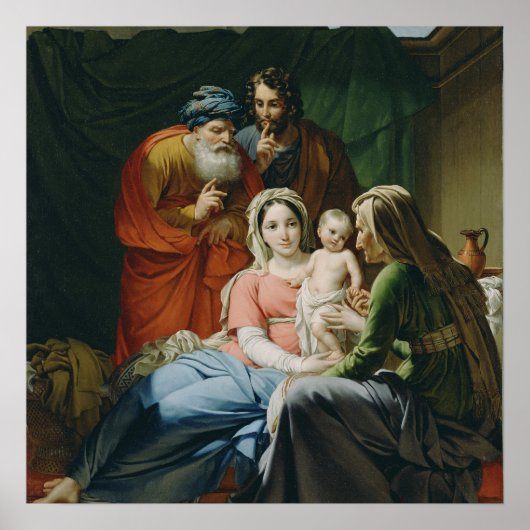 Poster Mère Marie et bébé Jésus (Devant)