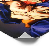 Poster Mère Marie et Enfant Jésus (Coin)