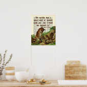 Poster Mère Mark Twain Fox Art Antique Dictionnaire Pages (Cuisine)