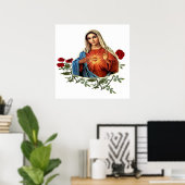 Poster Mère MAry (Bureau à domicile)