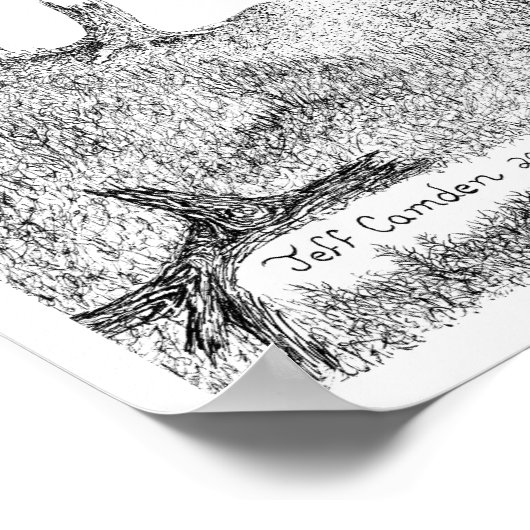 Poster "Mère Nature", par Jeff Camden (Coin)