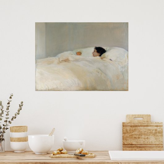 Poster Mère par Joaquín Sorolla (Cuisine)