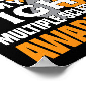 Poster Mère Sclérose en plaques Sensibilisation Femmes Ms (Coin)