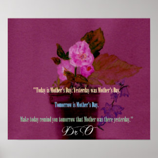 Poster Mère série de messages III