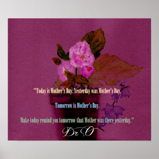 Poster Mère série de messages III (Devant)