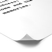 Poster Mère - Une Force Tranquille (Coin)