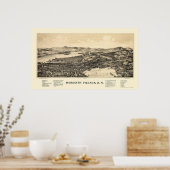Poster Meredith, NH Panoramic Map - 1889 (Cuisine)