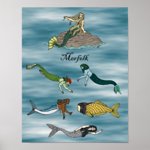 Poster Merfolk