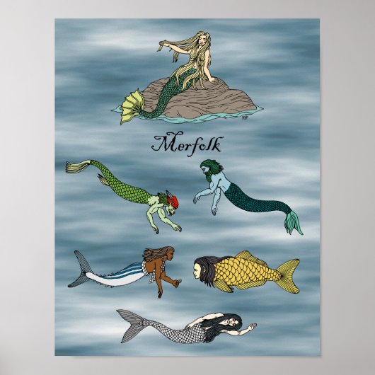 Poster Merfolk (Devant)
