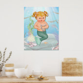 Poster MerGirl avec Starfish (Cuisine)