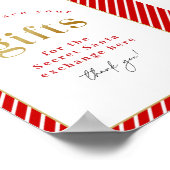 Poster MERI Christmas Party Secret Père Noël échange de c (Coin)