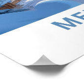 Poster Méribel France Imprimer (Coin)