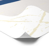 Poster Meribel pour skier (Coin)