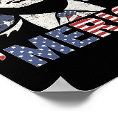 Poster Merica Trump 4 juillet heureux Trump Drapeau améri (Coin)