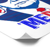 Poster Merica Trump 4 juillet heureux Trump Drapeau améri (Coin)