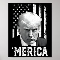 Merica Trump 4 juillet heureux Trump Drapeau améri