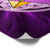 Poster Merkaba et Fleur de vie (Coin)