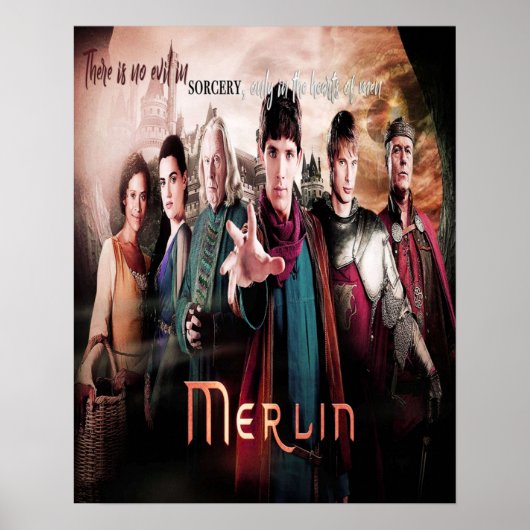 POSTER MERLIN BBC TV SHOW IMAGINAIRE (Devant)