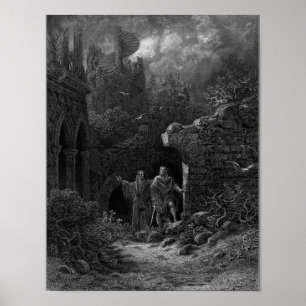 Poster Merlin conseille le roi Arthur