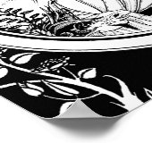 Poster Merlin imaginaire Art Nouveau (Coin)