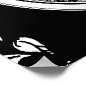 Poster Merlin imaginaire Art Nouveau (Coin)