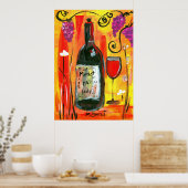 Poster Merlot 1957 (Cuisine)