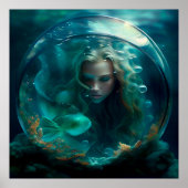 Poster mermaid (Devant)
