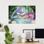 Poster Mermaid (Bureau à domicile)