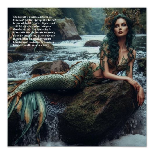 Poster Mermaid (Devant)