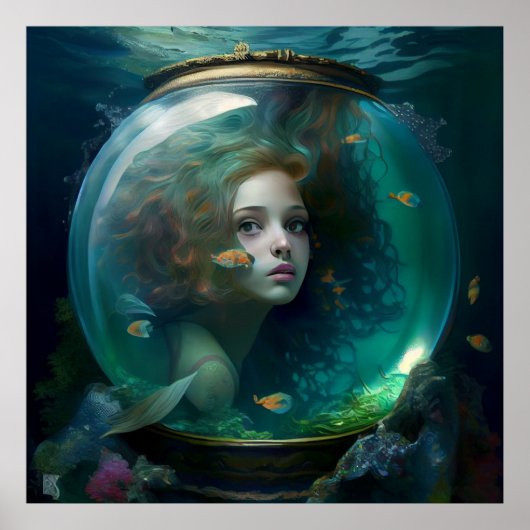 Poster mermaid (Voorkant)