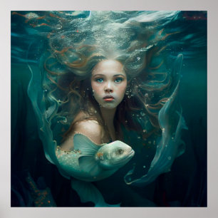 Poster mermaid