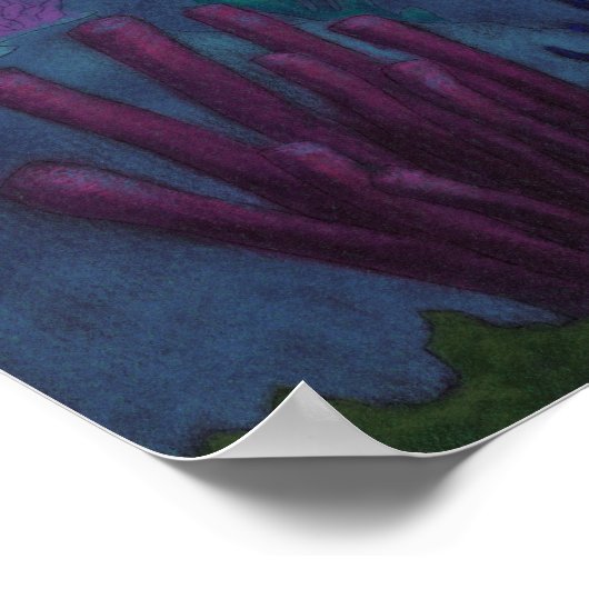 Poster Mermaid avec Pearl (Coin)