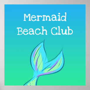 Poster Mermaid Beach Club