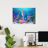 Poster Mermaid célèbre (Bureau à domicile)